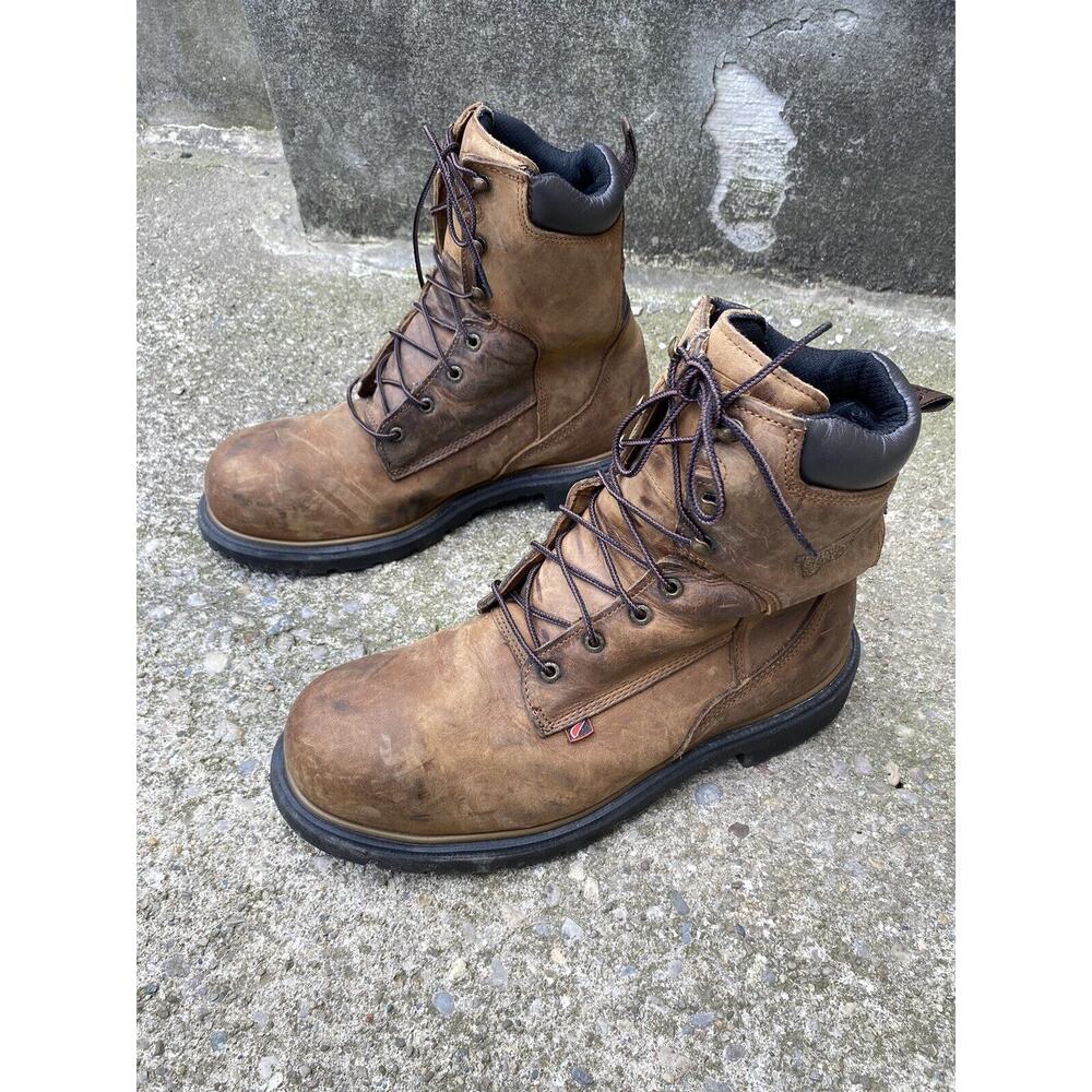 USA MADE Red Wing 2203 Dynaforce 8" Boots Steel Toe Brown Leather Mens 11.5 EE